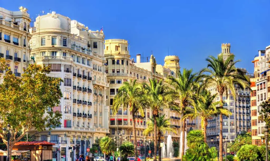 Plaza del Ayuntamiento of Valencia – Spain